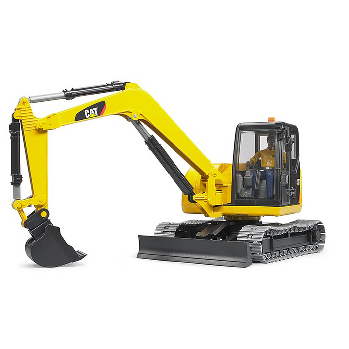 CAT Mini Excavator w/ Worker