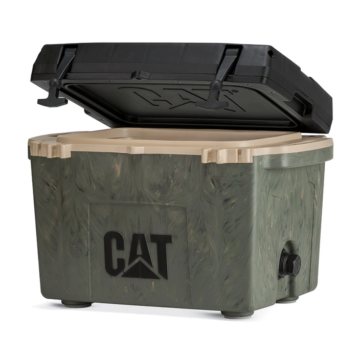 CAT COOLER 27 QT CAMO