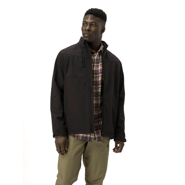 CAT Men's Grid Fleece Bonded Softshell Jacket