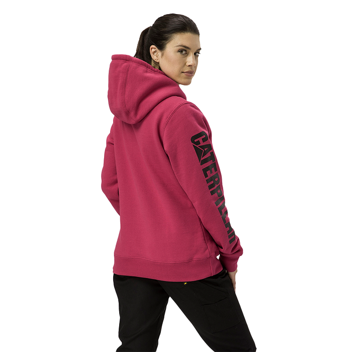 CAT Women's Trademark Banner Pullover Hoodie