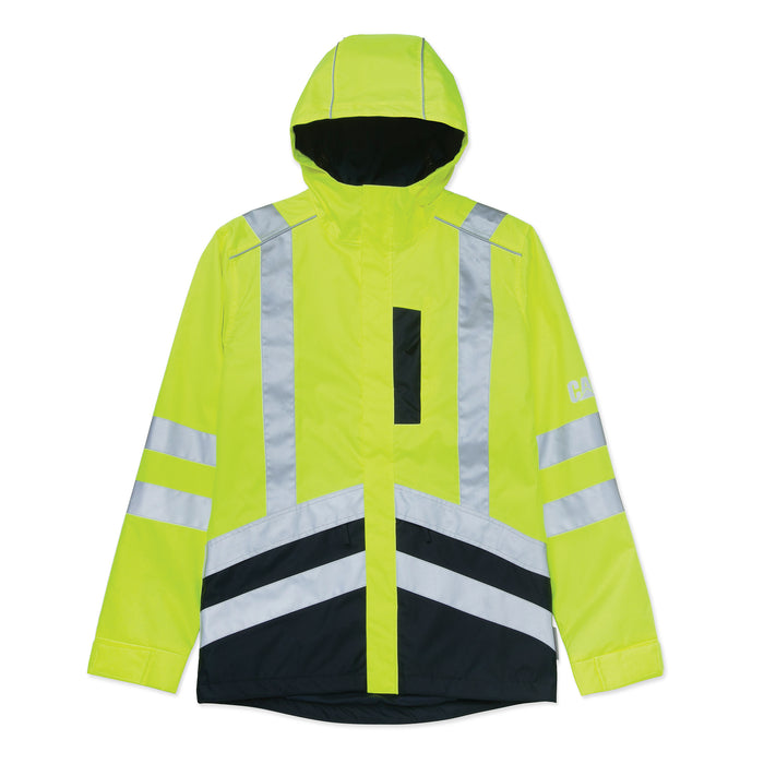 CAT Men's Hi-Vis Waterproof Rain Jackets
