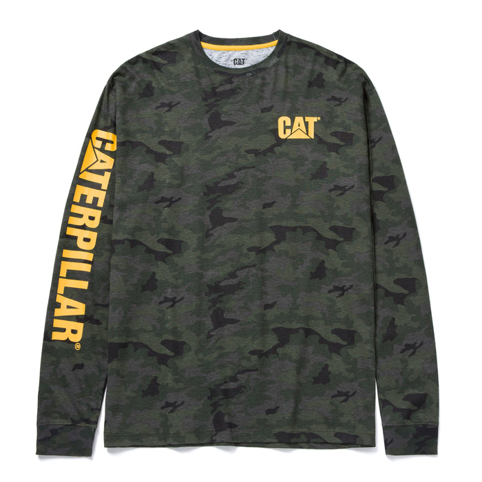 CAT Men's Trademark Banner Long Sleeve T-Shirt