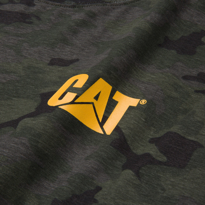 CAT Men's Trademark Banner Long Sleeve T-Shirt