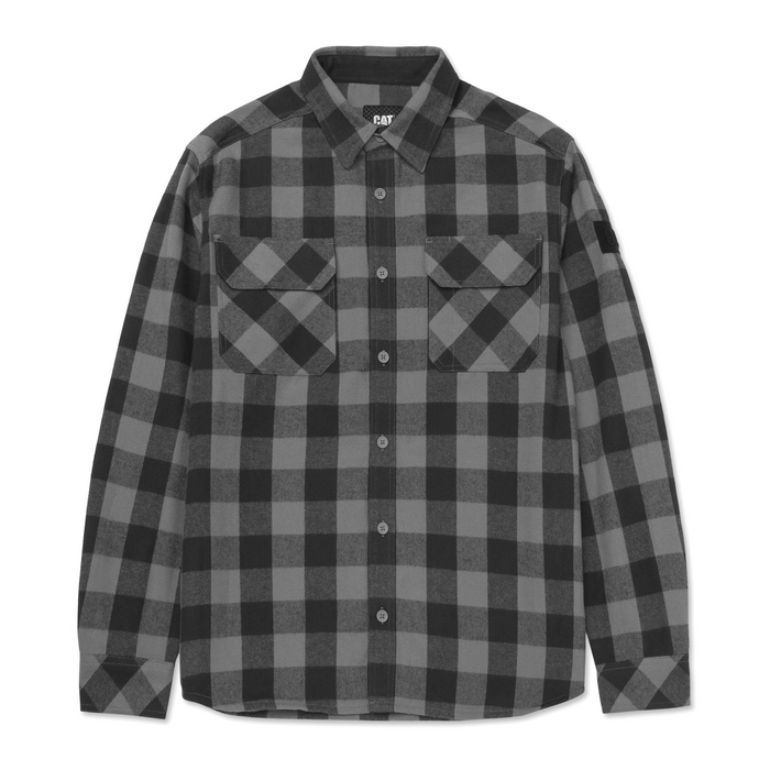 CAT Men's Buffalo Check Flannel Overshirt