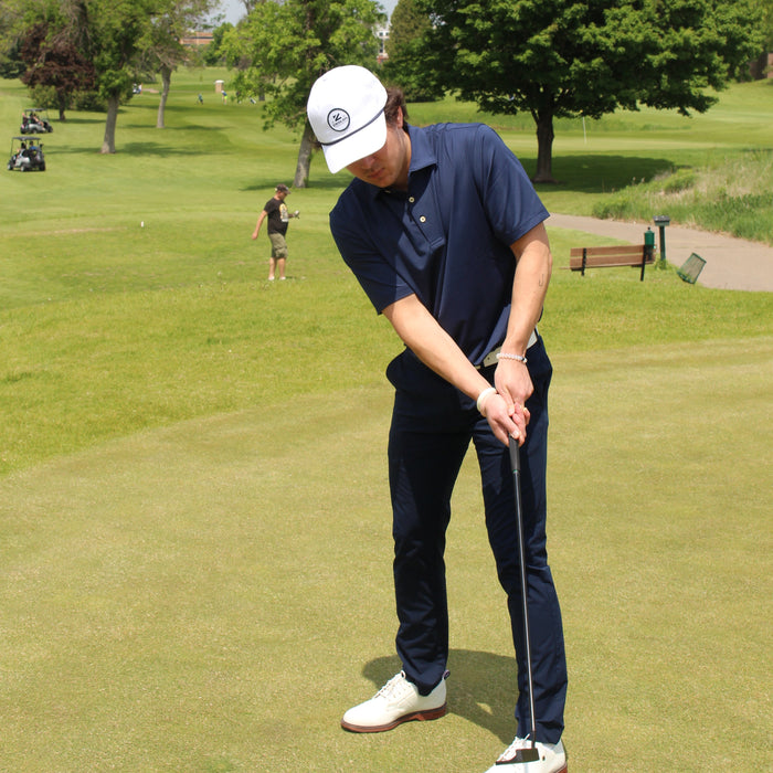 White Trademark Golf Cap