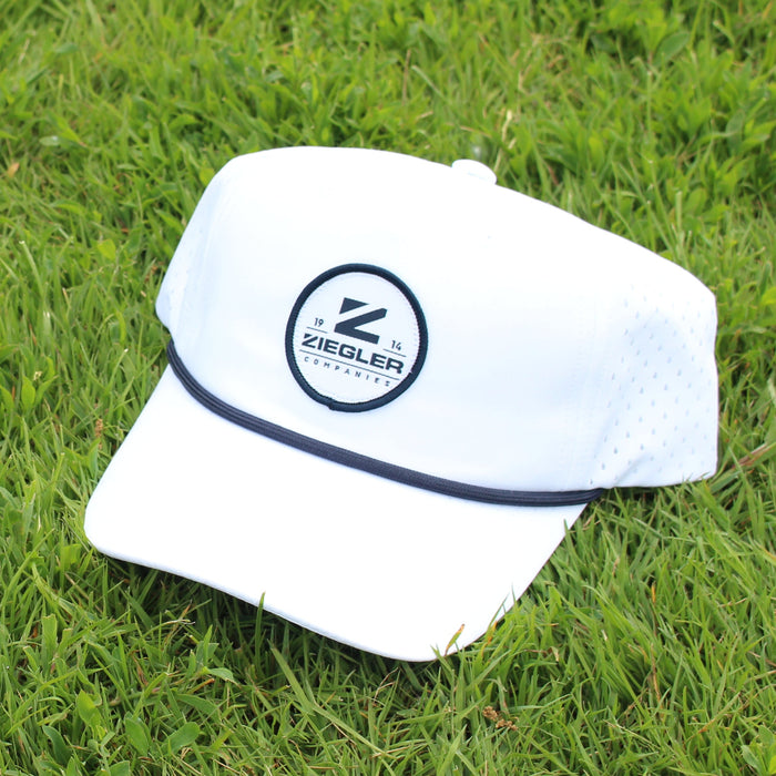 White Trademark Golf Cap