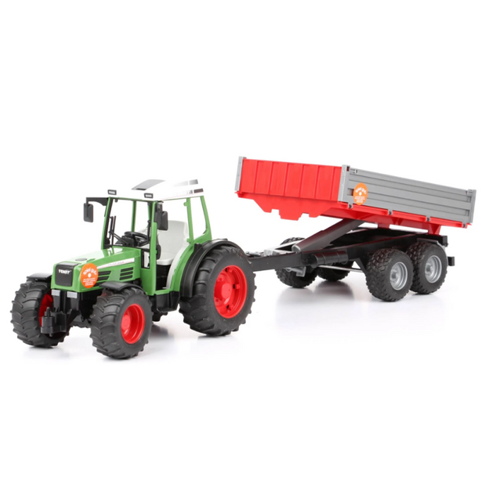 Fendt 209 S. Farm Tractor with Tipping Trailer