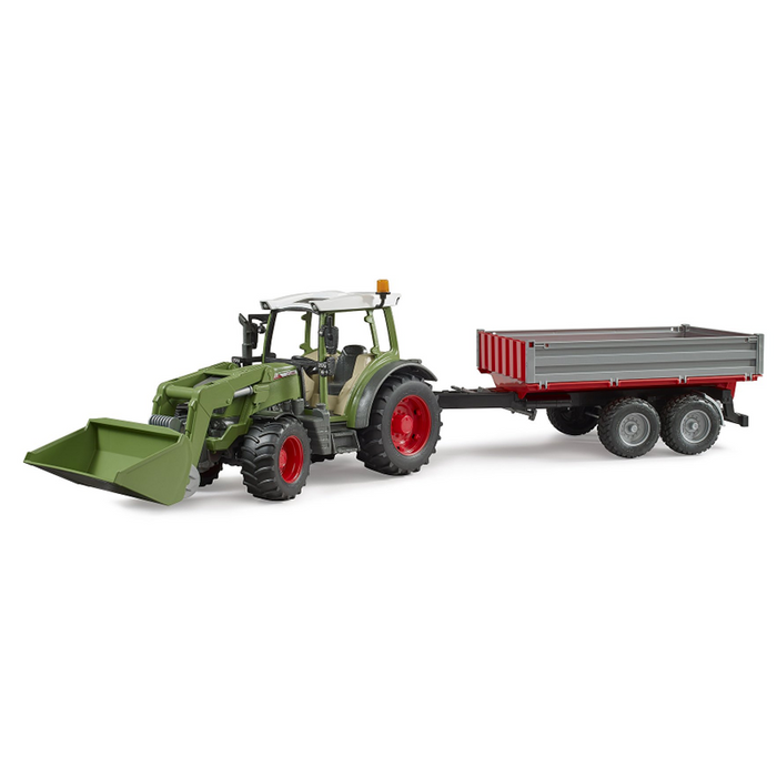 Fendt Vario 211 w/ Frontloader and Tipping Trailer