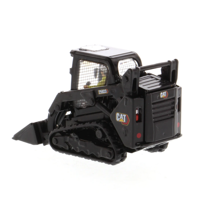 Cat® 259D3 Compact Track Loader with Attachments Special Black Finish Scale 1:50
