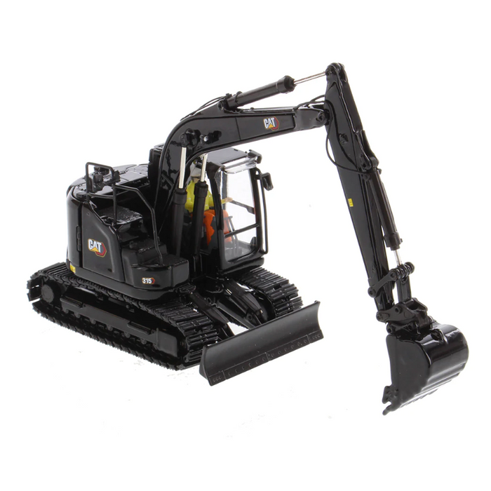Cat® 315 Tracked Excavator - Special Black Finish Scale 1:50