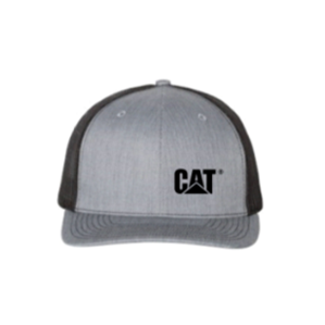 CAT Heather Grey with Black Mesh Hat