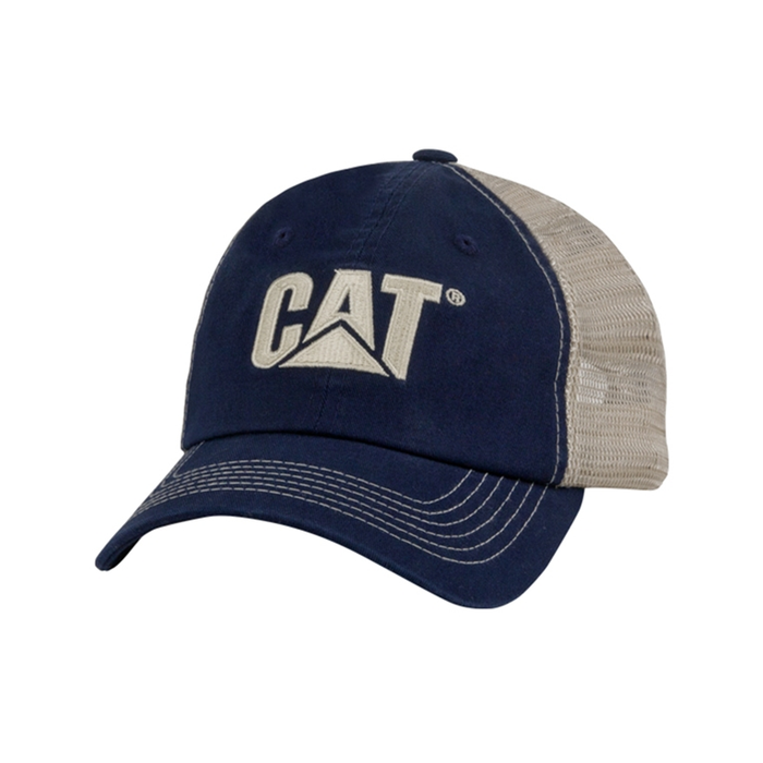 CAT Navy/Stone Mesh Hat