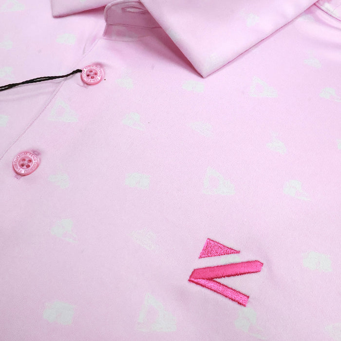 Women's Pink Machine Polo