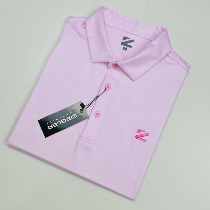 Men's Pink Machine Polo