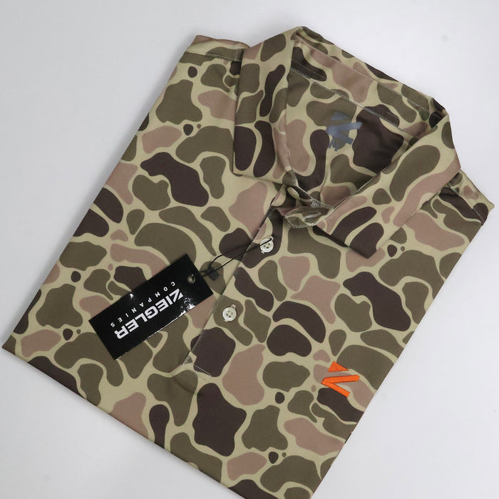 Women's Green Camo Polo