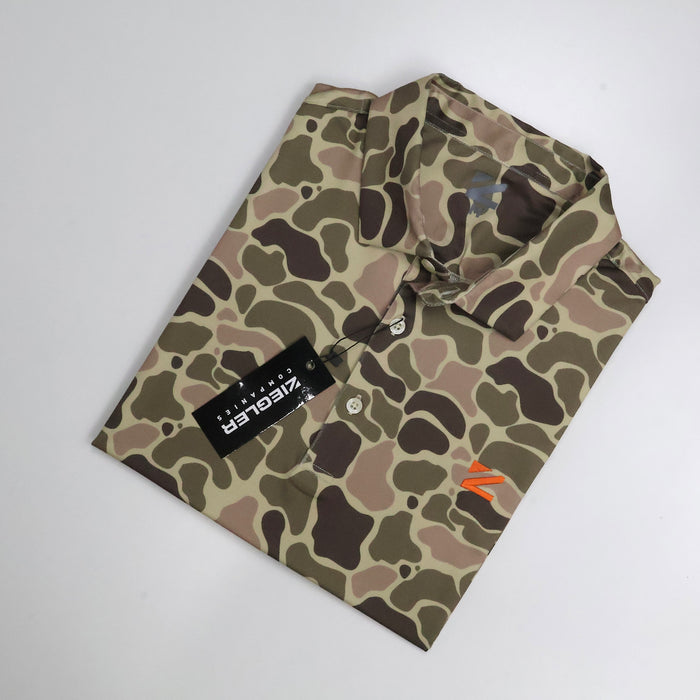 Men's Green Camo Polo