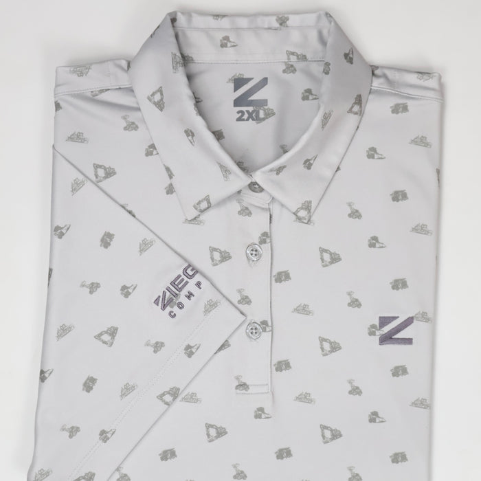 Women's Grey Machine Polo