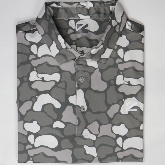 Women's Grey Camo Polo