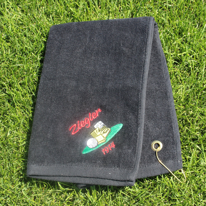Dozer Embroidered Golf Towel