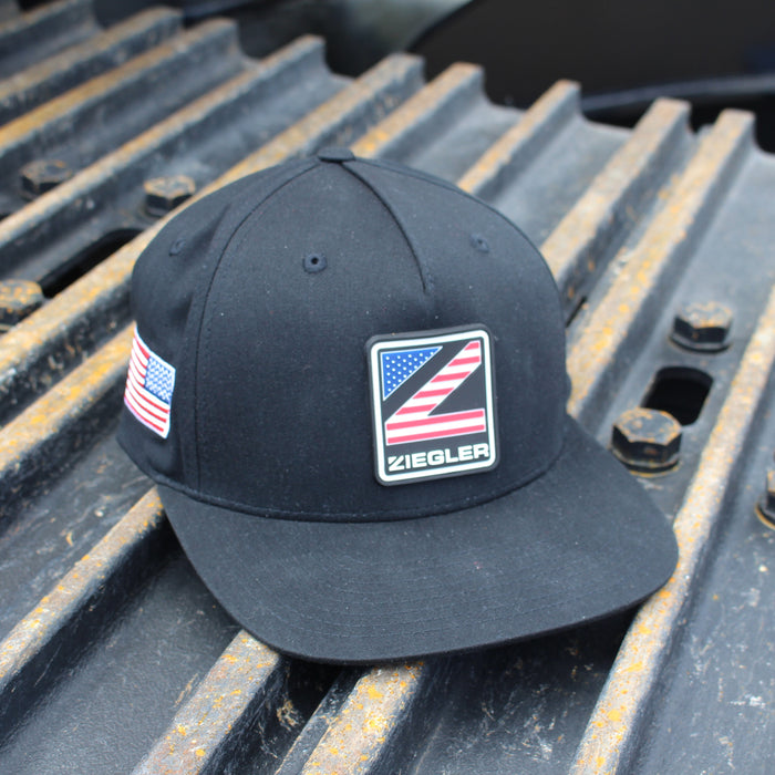 Star Spangled Z Hat - Black
