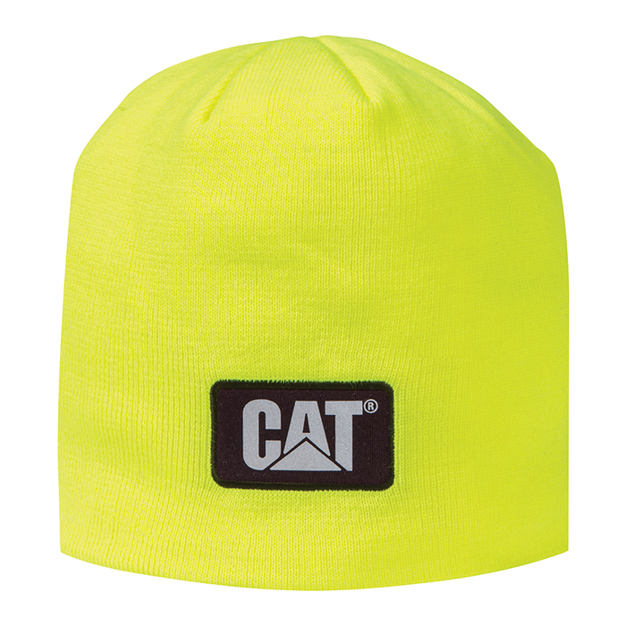 CAT Hi-Vis Yellow Knit Cap