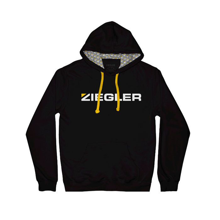 Ziegler Yellow Cornerstone Printed Hood Liner Sweatshirt