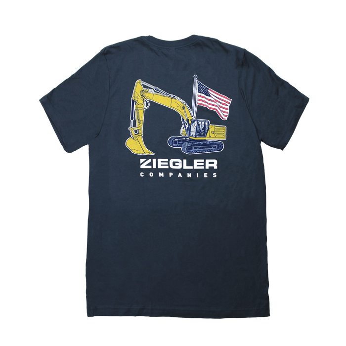 Navy Excavator Tee