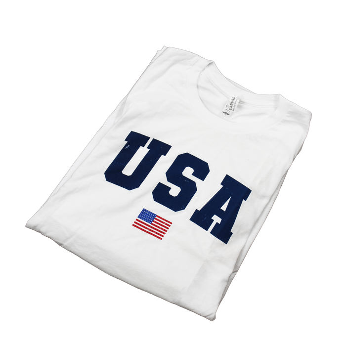 White Excavator Tee