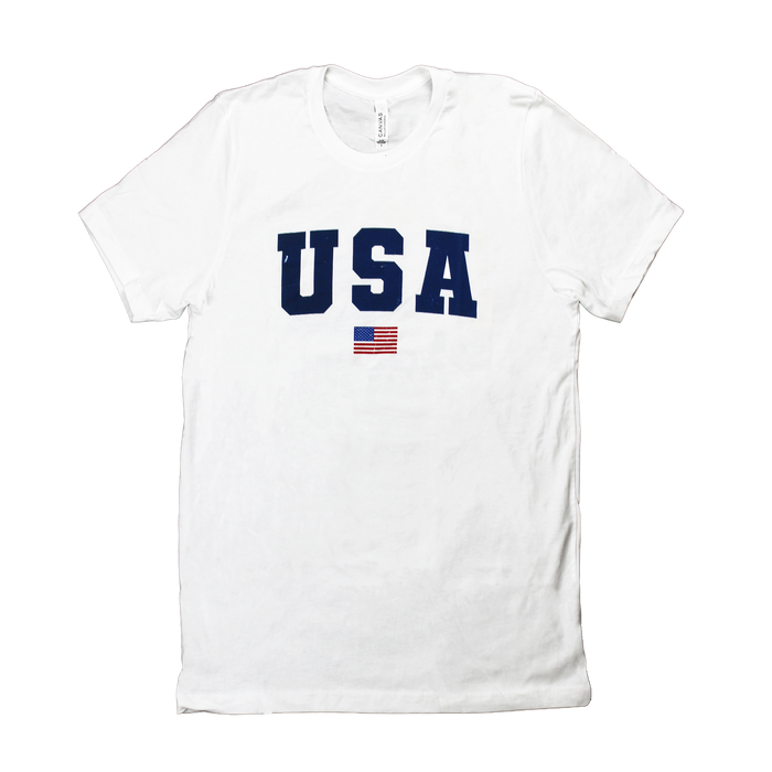 White Excavator Tee