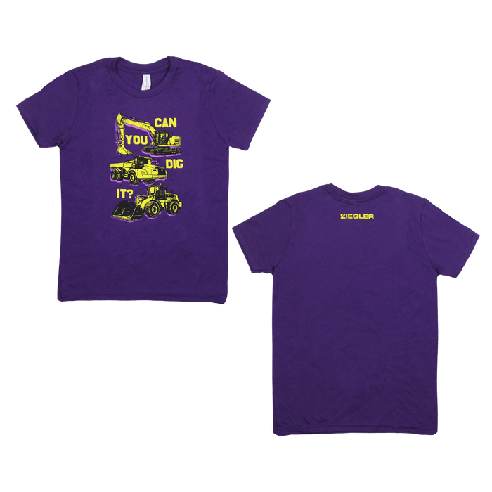 Dig it Kids Tee - Purple
