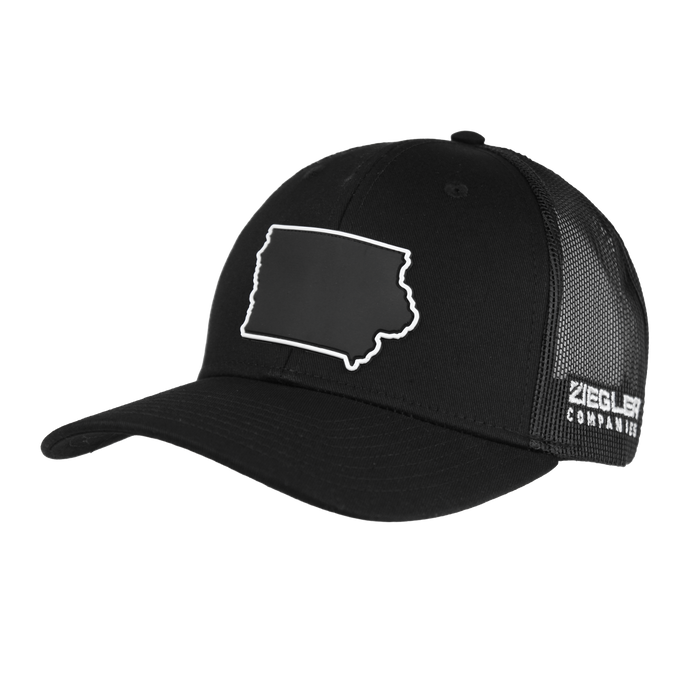 Iowa Patch Hat - Black