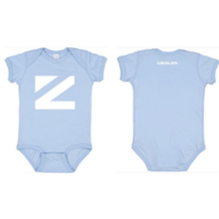 Z Icon Infant Onesie Blue