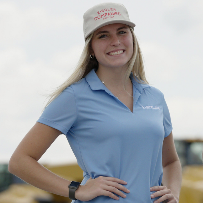 Ladies Blue Golf Polo