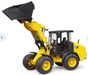 Bruder Wheel Loader (New P/N) - side view with raised bucket
