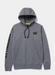 TM Banner Hoodie Grey - Caterpillar sleeve logo